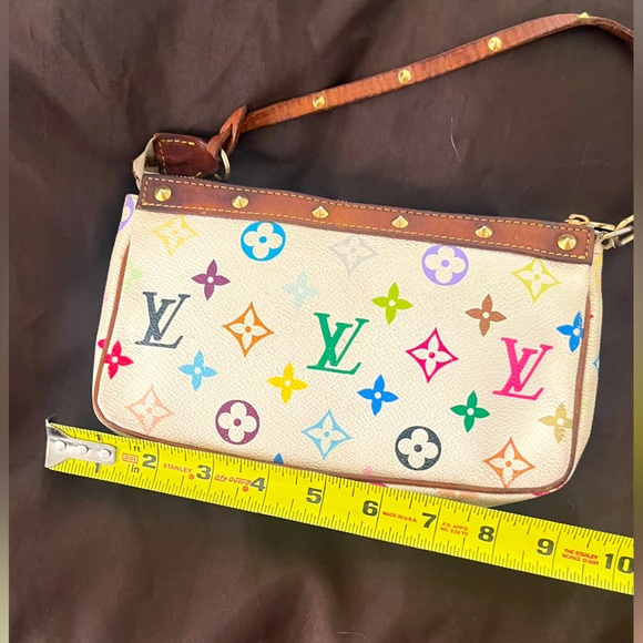 Vintage Louis Vuitton multi-color pochette - Picture 2 of 10